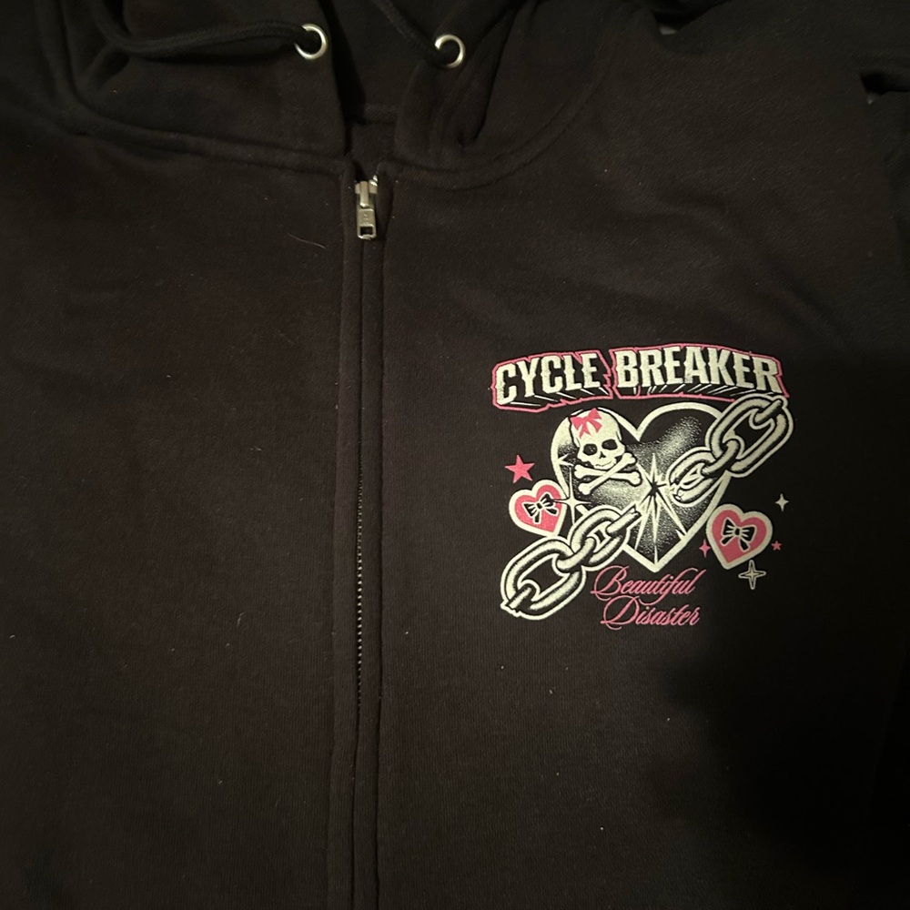Cycle Breaker Black Hoodie by Beautiful Disaster